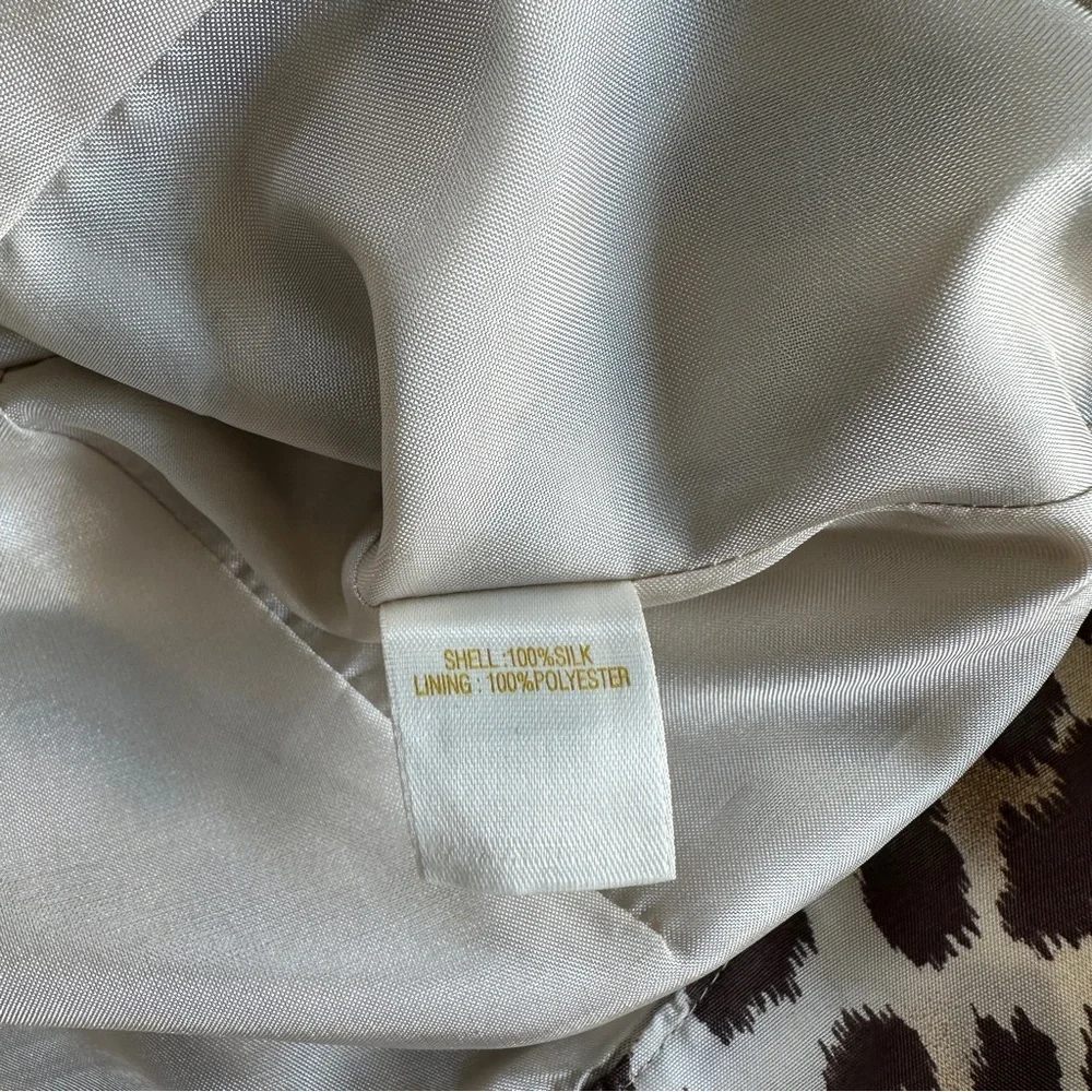 Kate Spade Leopard Peplum Top Rare - Picture 6 of 6